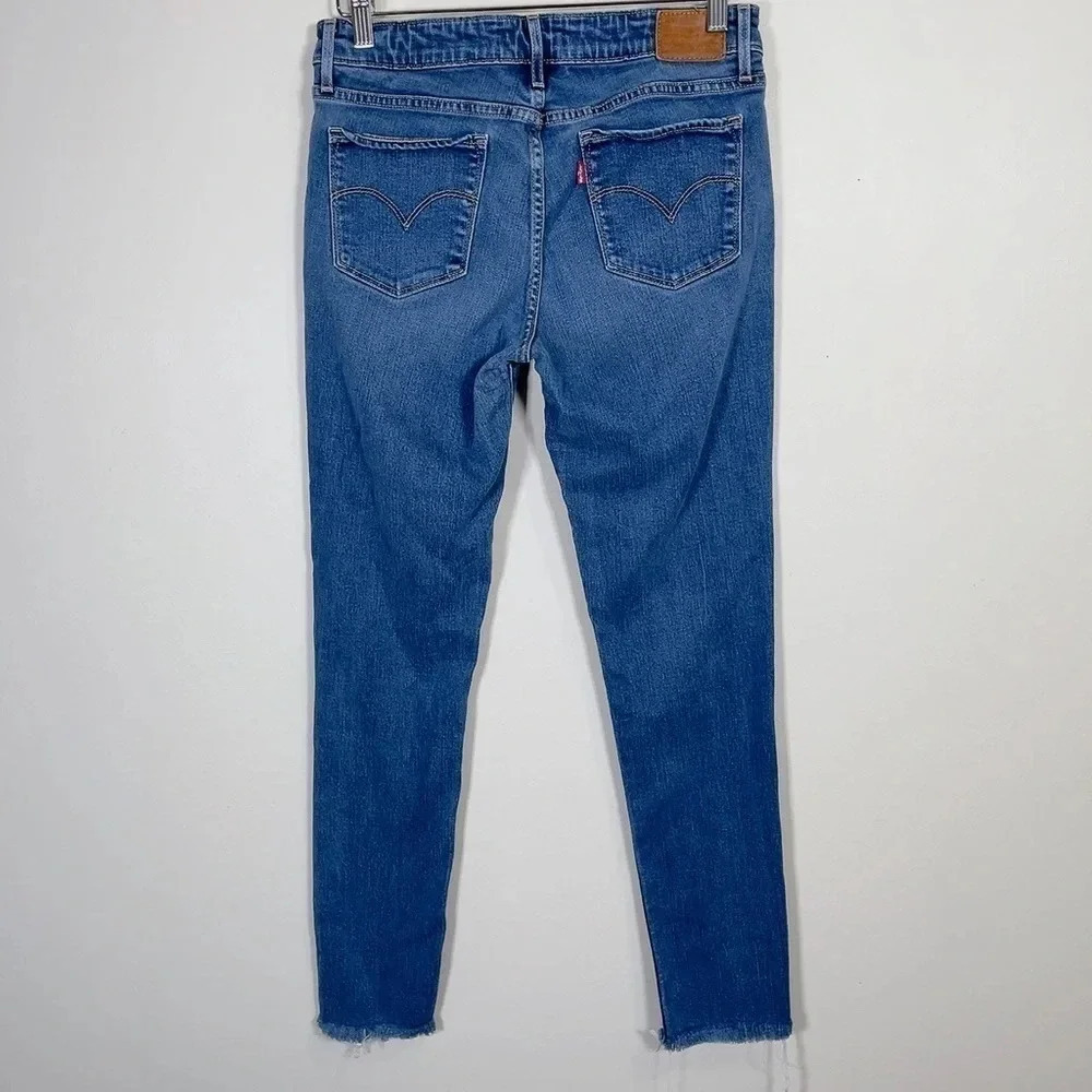 Levi's Premium  Skinny Frayed Hem Jeans - Picture 15 of 15